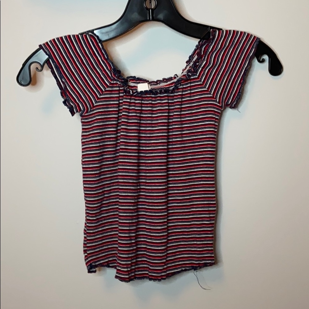 Red, white,  and blue tank top